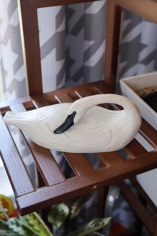 Sleeping Swan Paperweight