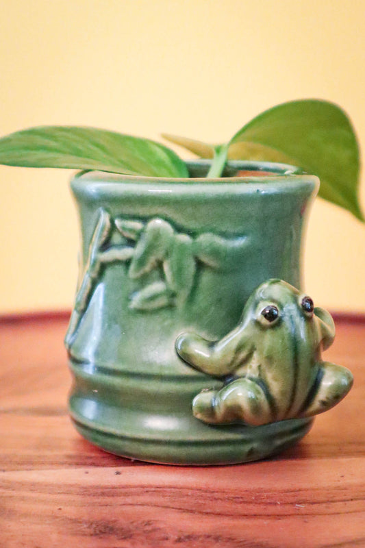 Frog Friend Bud Vase