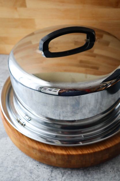 Chrome Dome Cake Keeper