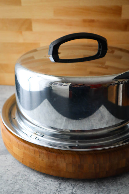 Chrome Dome Cake Keeper