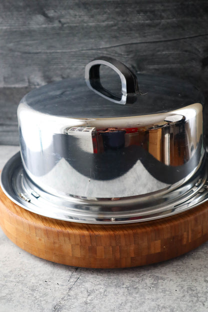 Chrome Dome Cake Keeper