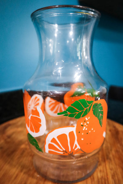 Sold at Auction: Vintage Anchor Hocking orange Juice Carafe
