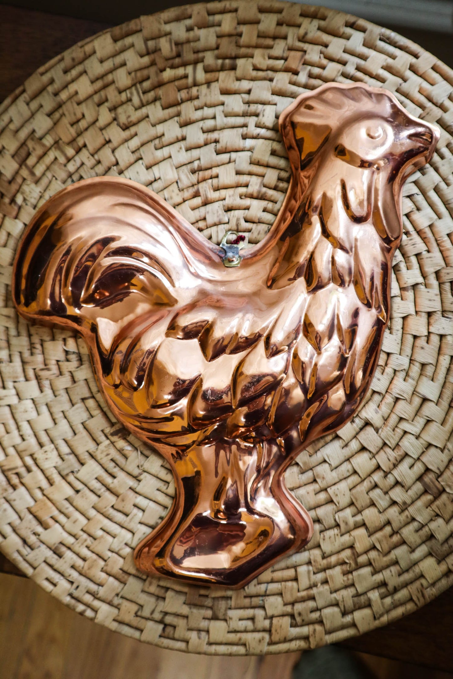 A Rustic Copper Rooster