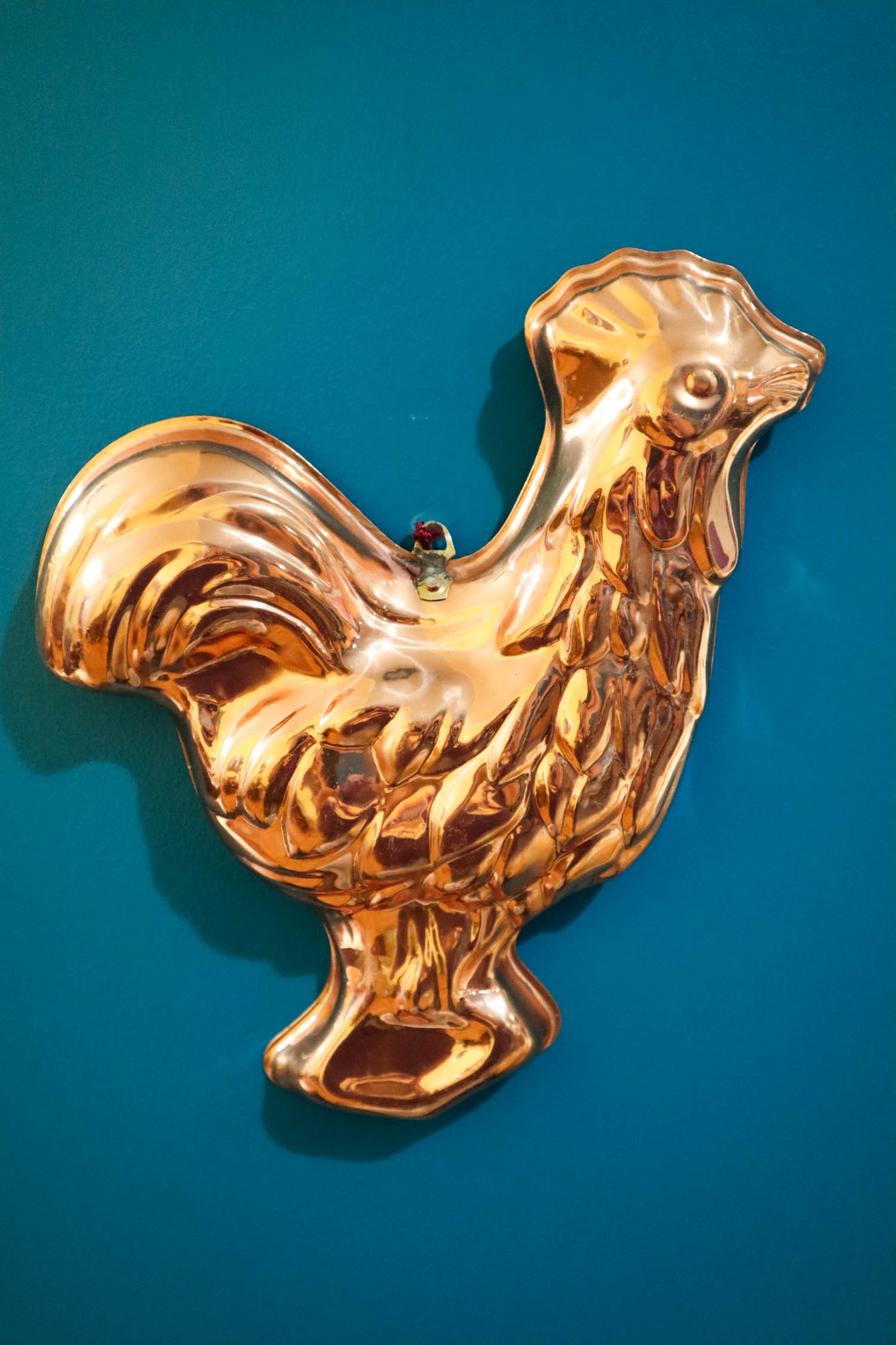 A Rustic Copper Rooster
