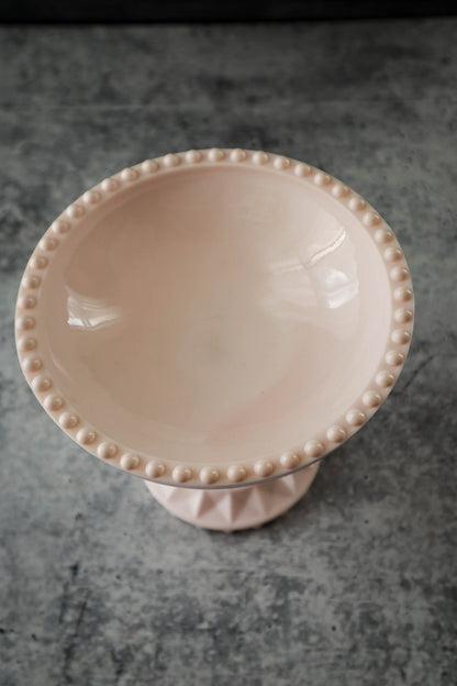 Strawberries & Cream Pedestal Bowl