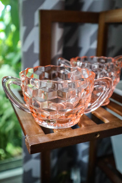 Pink Diamonds Sugar & Creamer Set