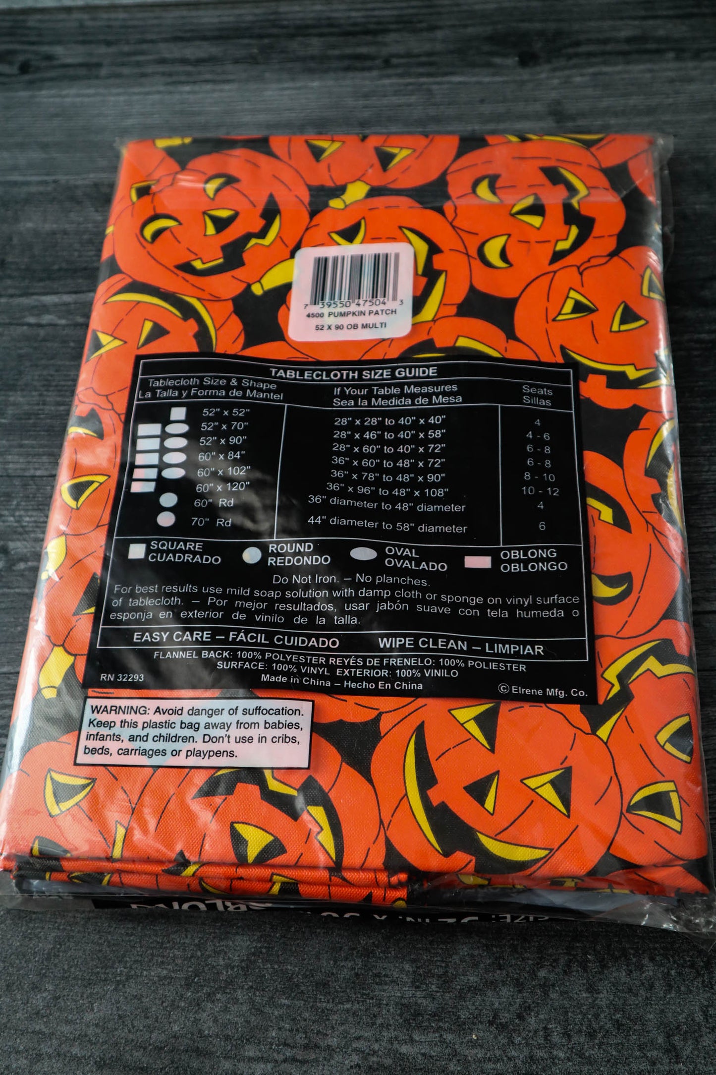 Joking Jack-O-Lanterns Tablecloth