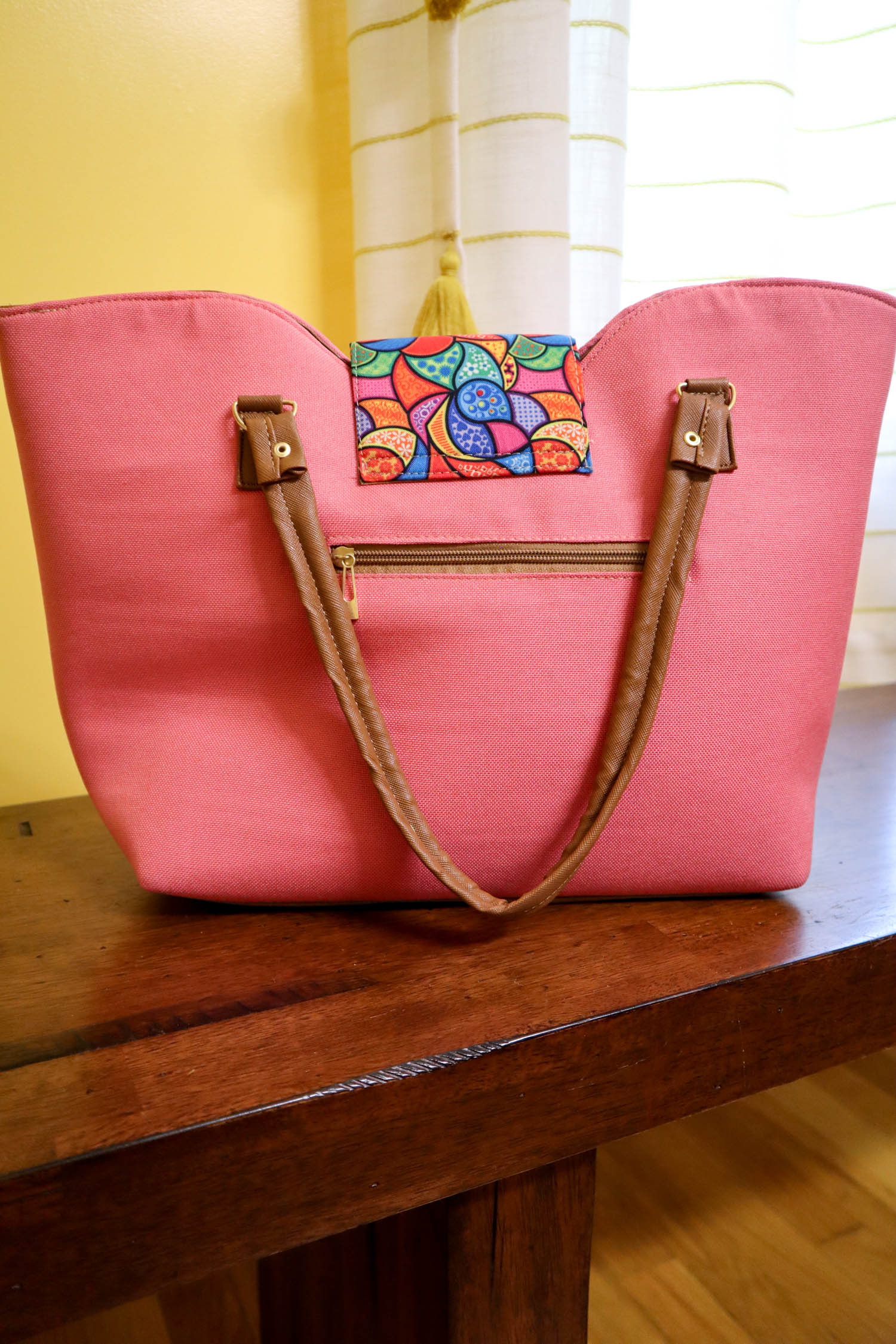 Women Tote Bag Tassels Leather Shoulder Female Handbags - Pink - Walmart.com