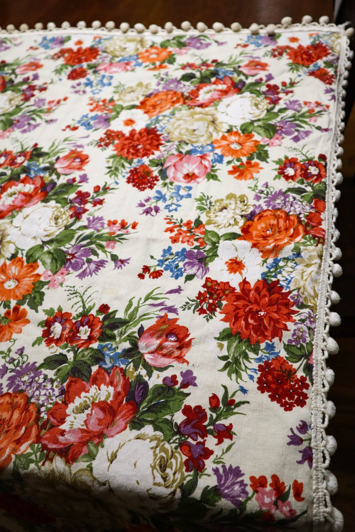 Fall Floral Tablecloth