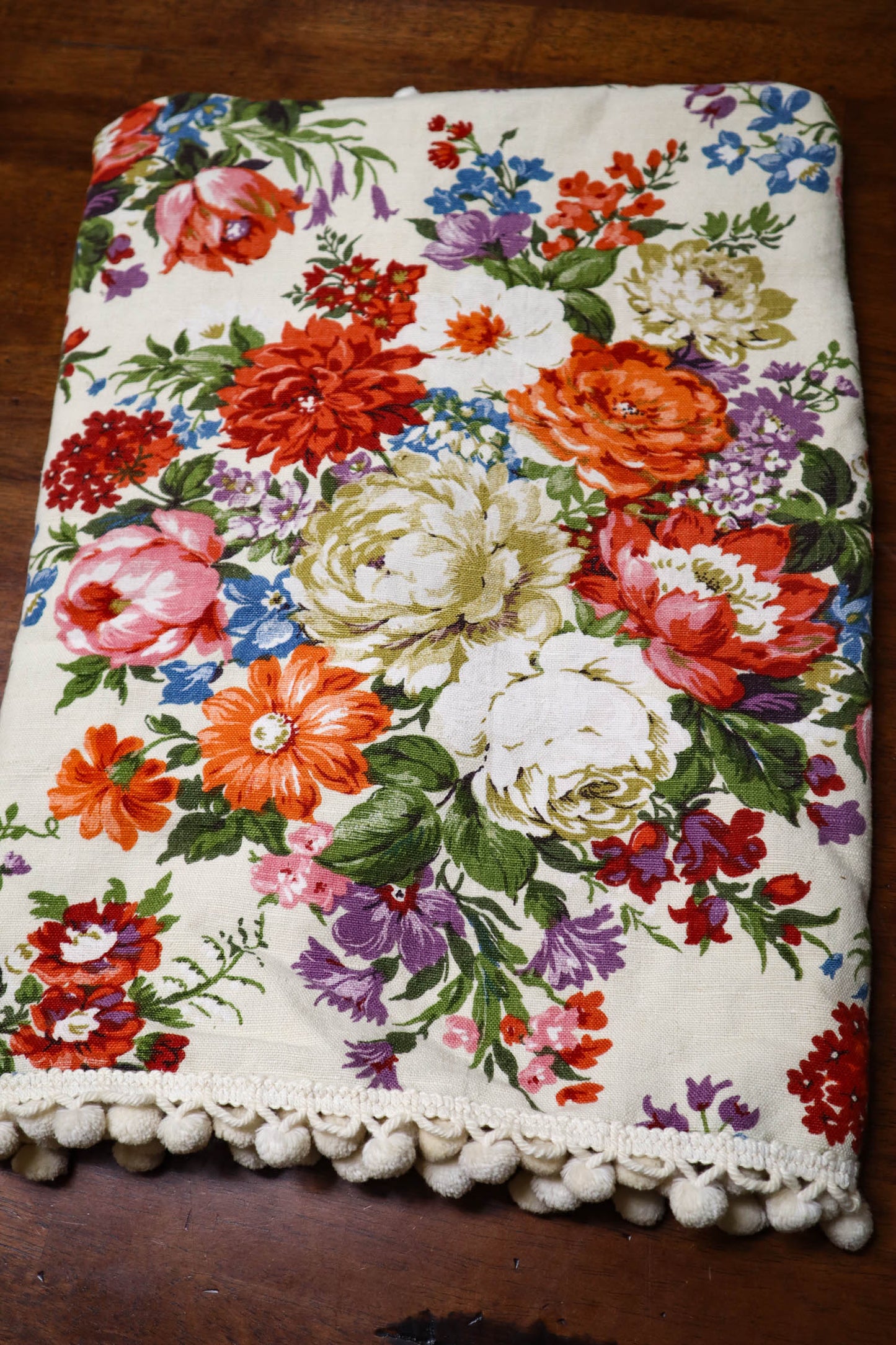 Fall Floral Tablecloth