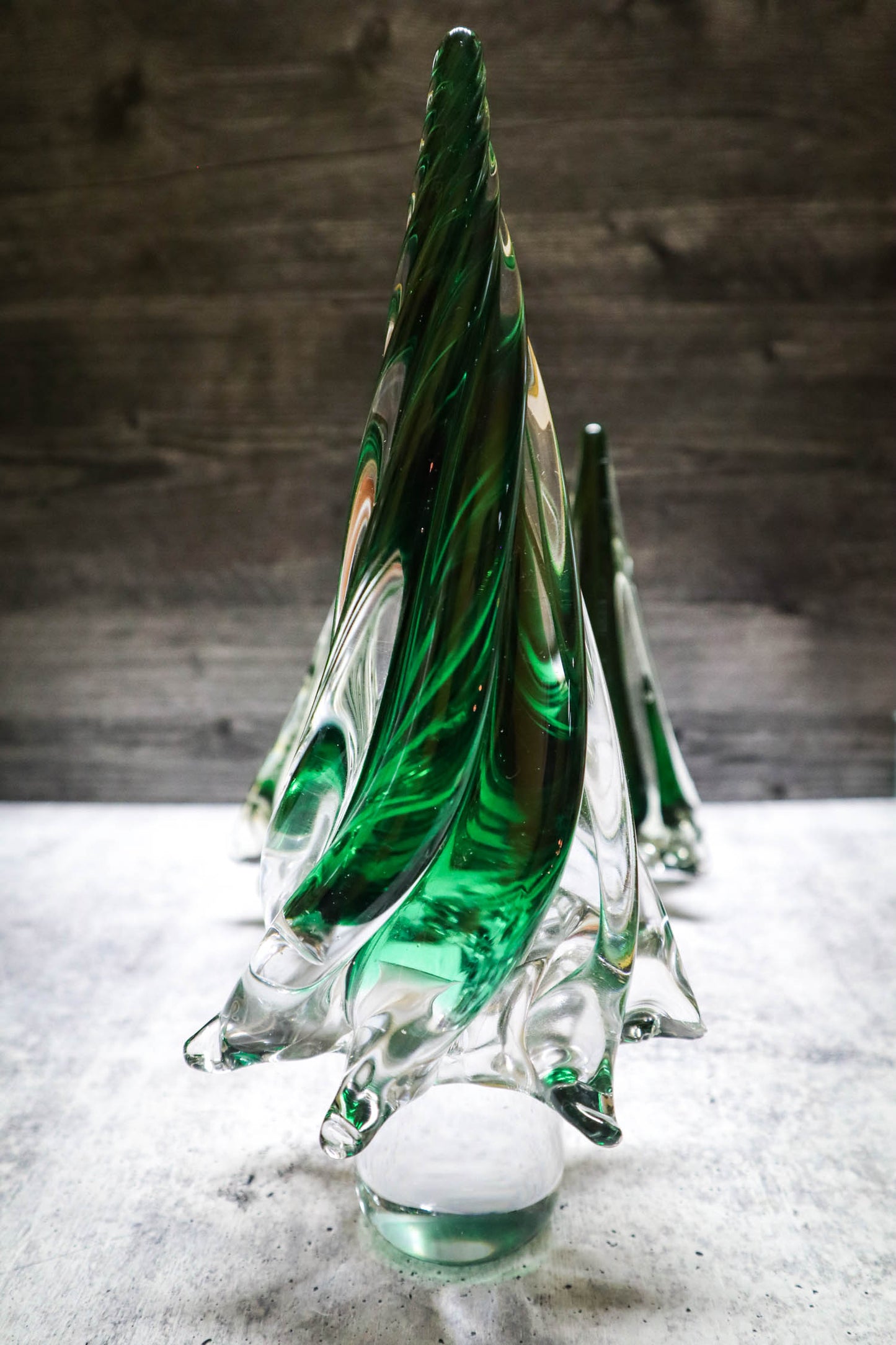 Glass Christmas Tree Forest