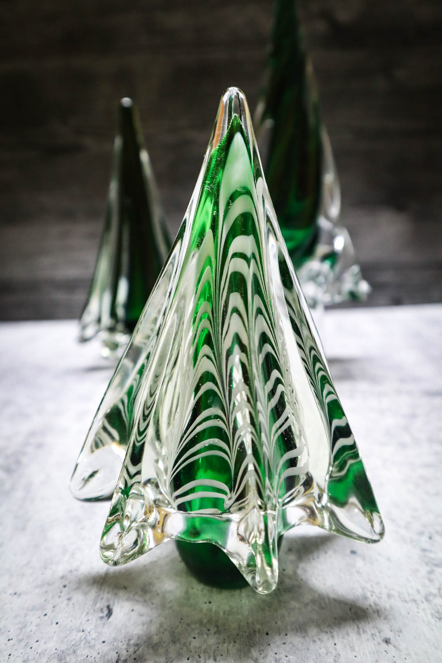 Glass Christmas Tree Forest