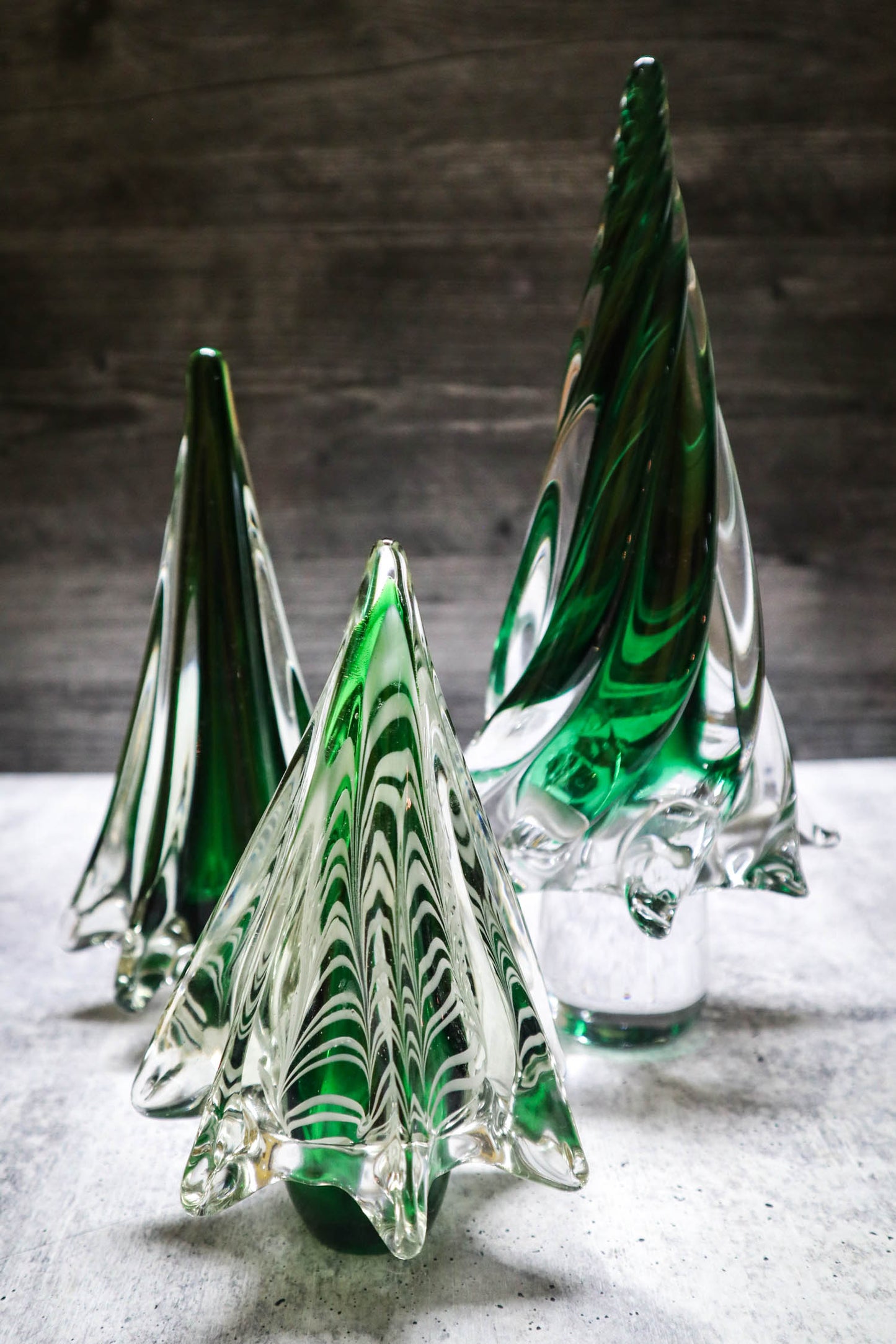 Glass Christmas Tree Forest