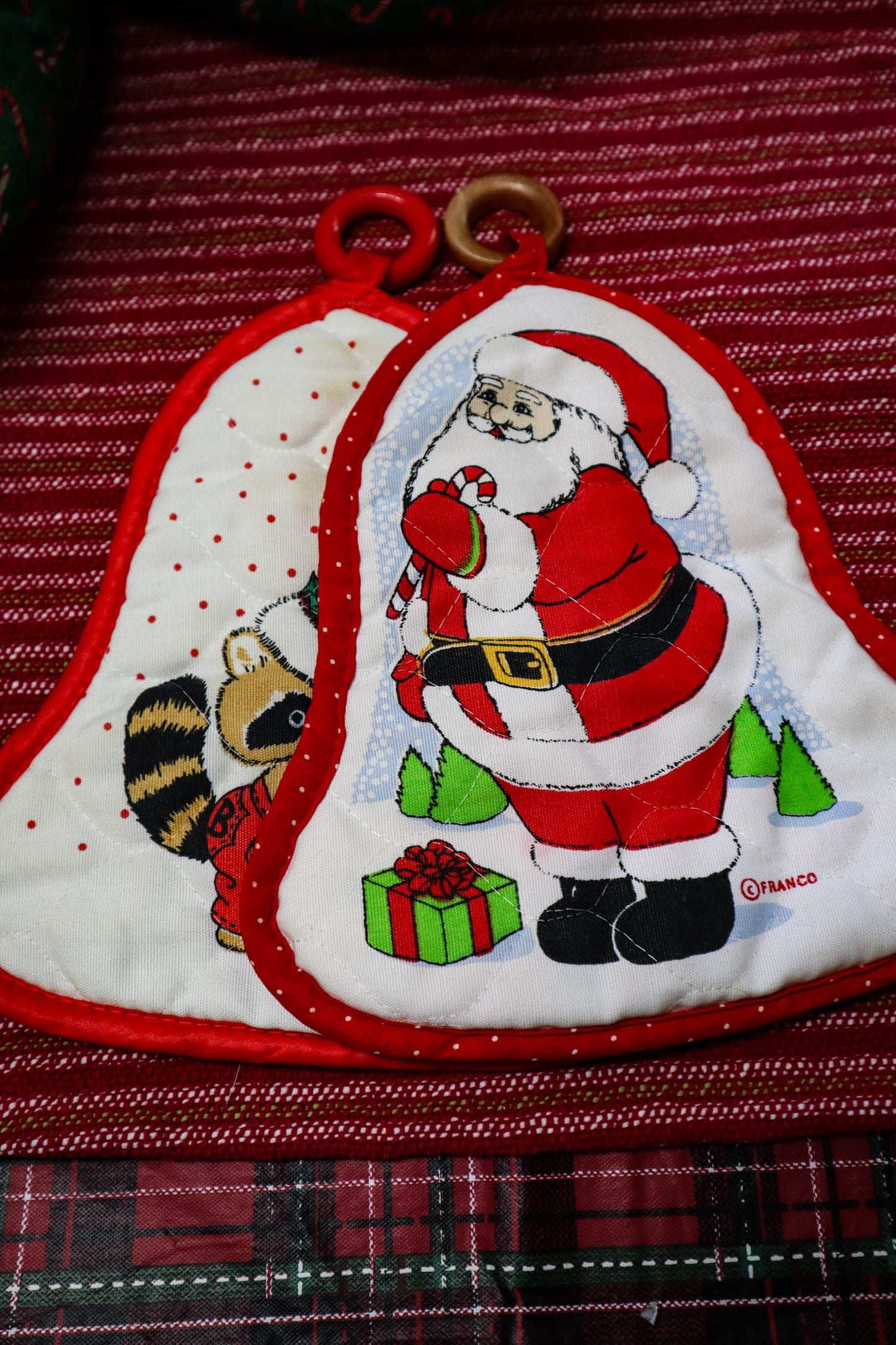 Quirky Quilted Christmas Pot Holders