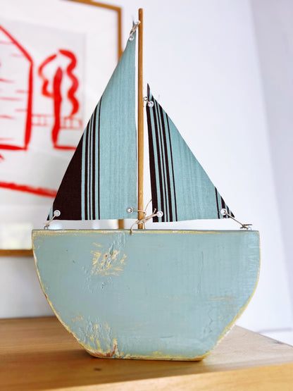 Sail Away Little Wooden Boat