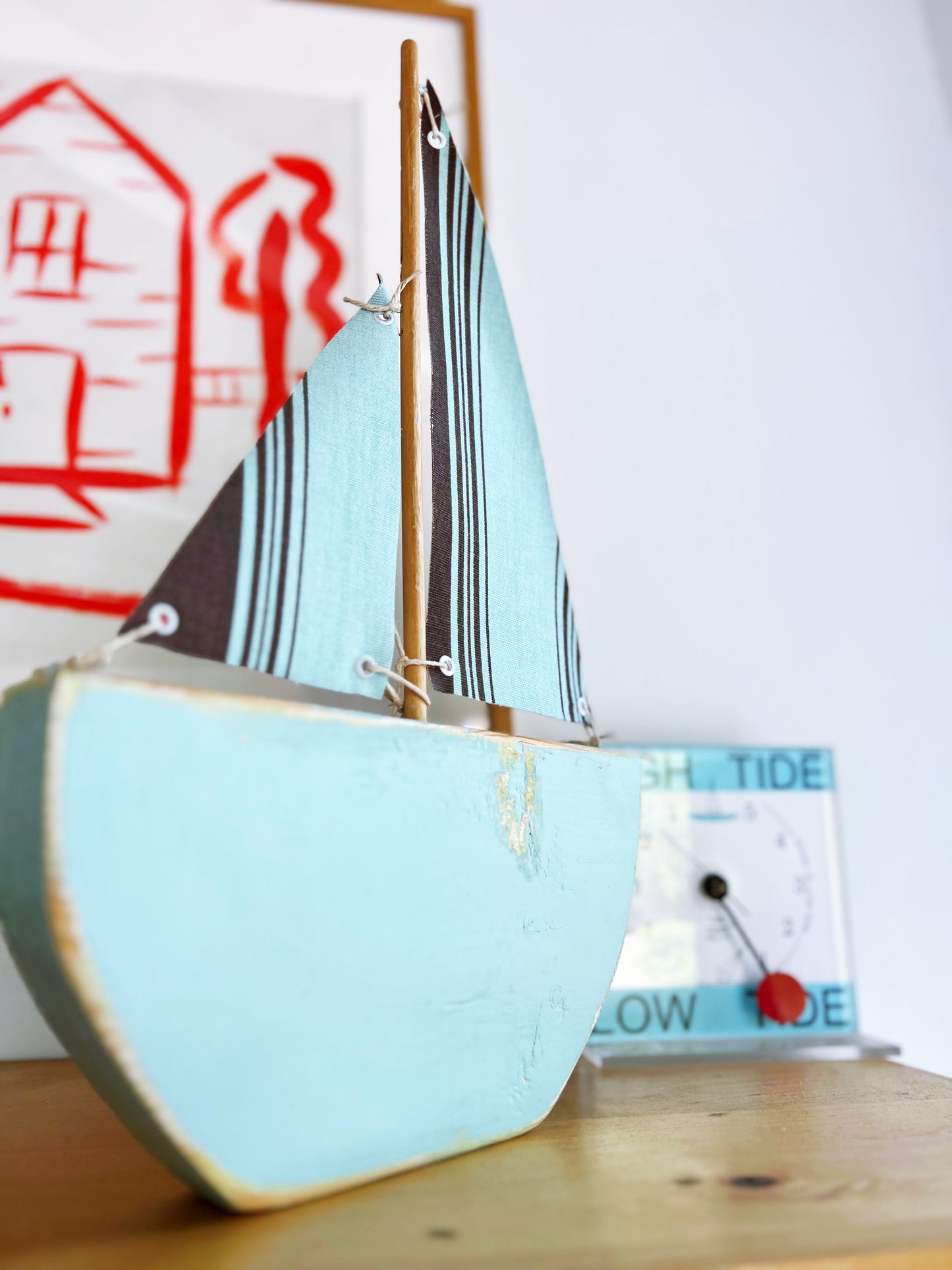 Sail Away Little Wooden Boat