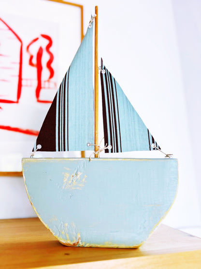 Sail Away Little Wooden Boat