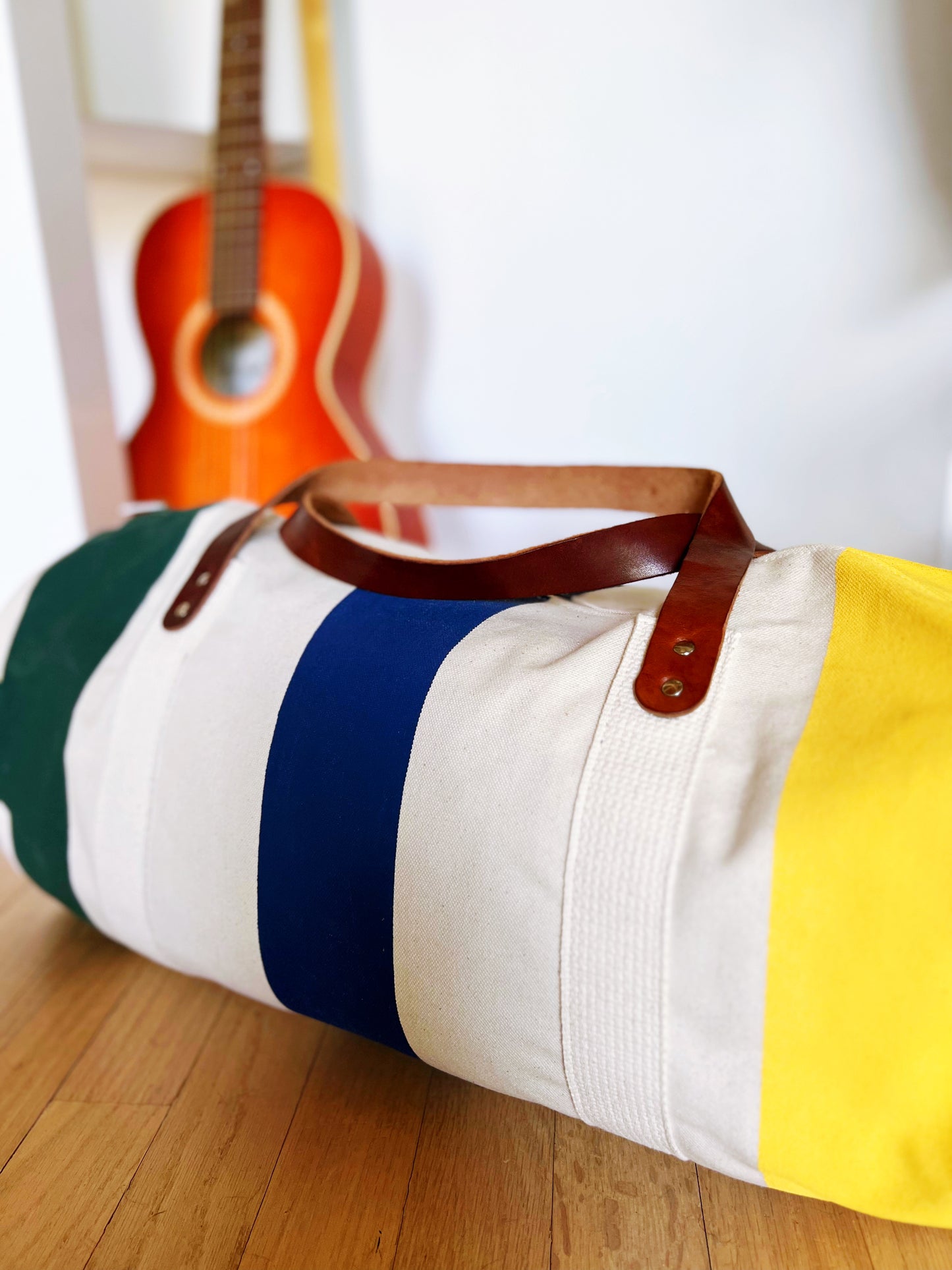 Nautical Buoy Duffel Bag - Green, Blue & Yellow