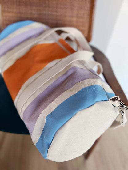 Nautical Buoy Bag - Light Blue, Lavender, Orange