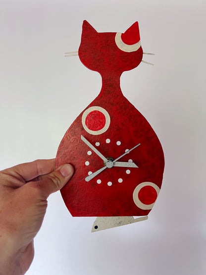 Cat and Mouse Clock