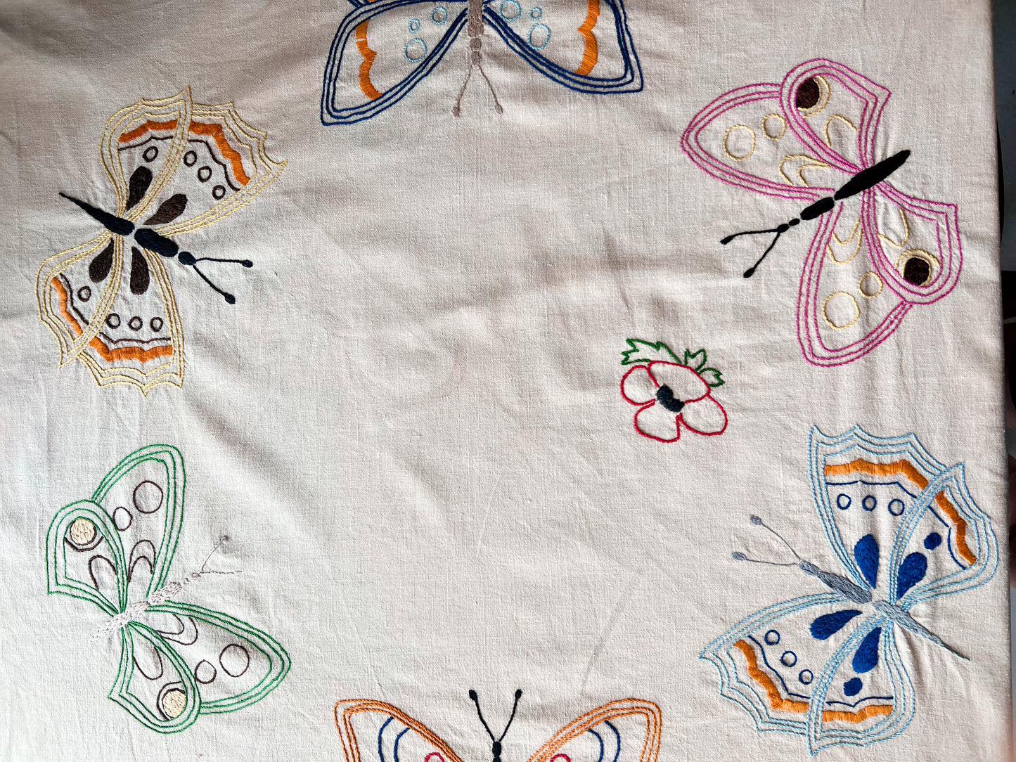 Butterfly Circle Tablecloth