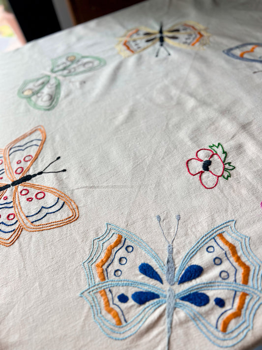 Butterfly Circle Tablecloth
