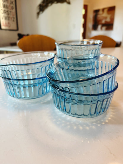 Ice Blue Glass Bowls