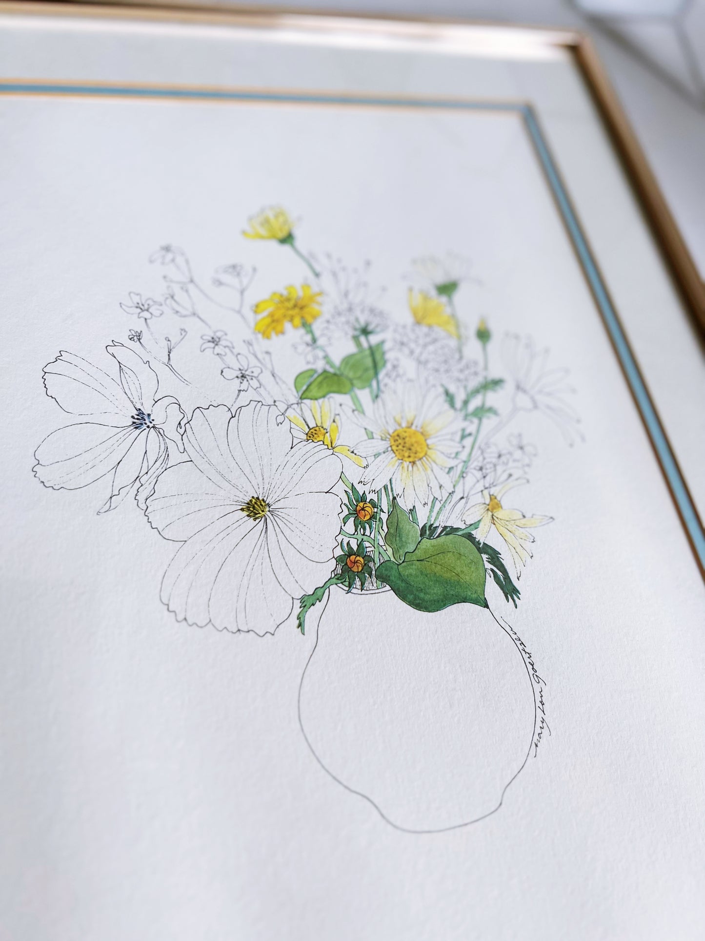 Peaceful Flower Lithographs