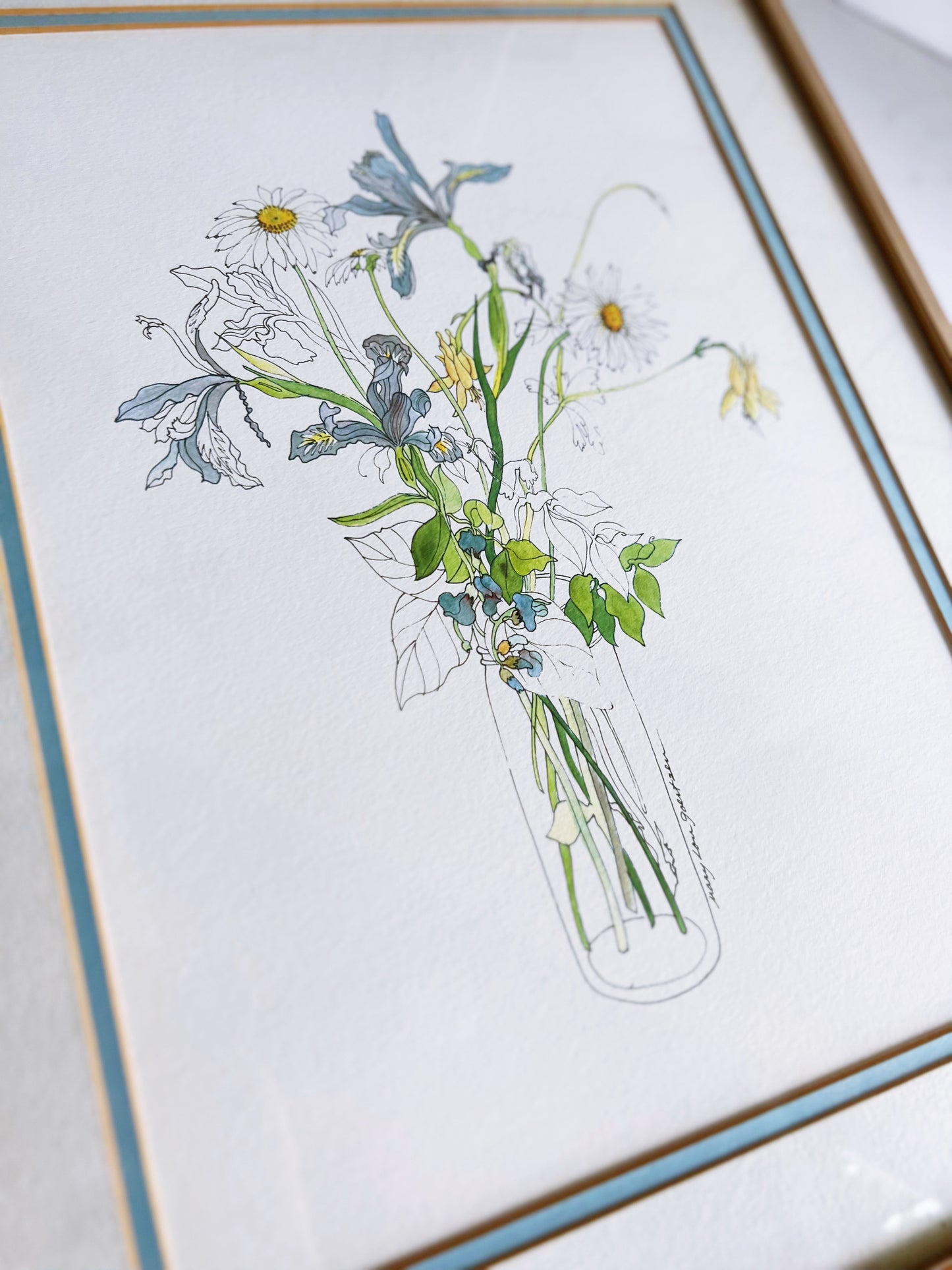 Peaceful Flower Lithographs