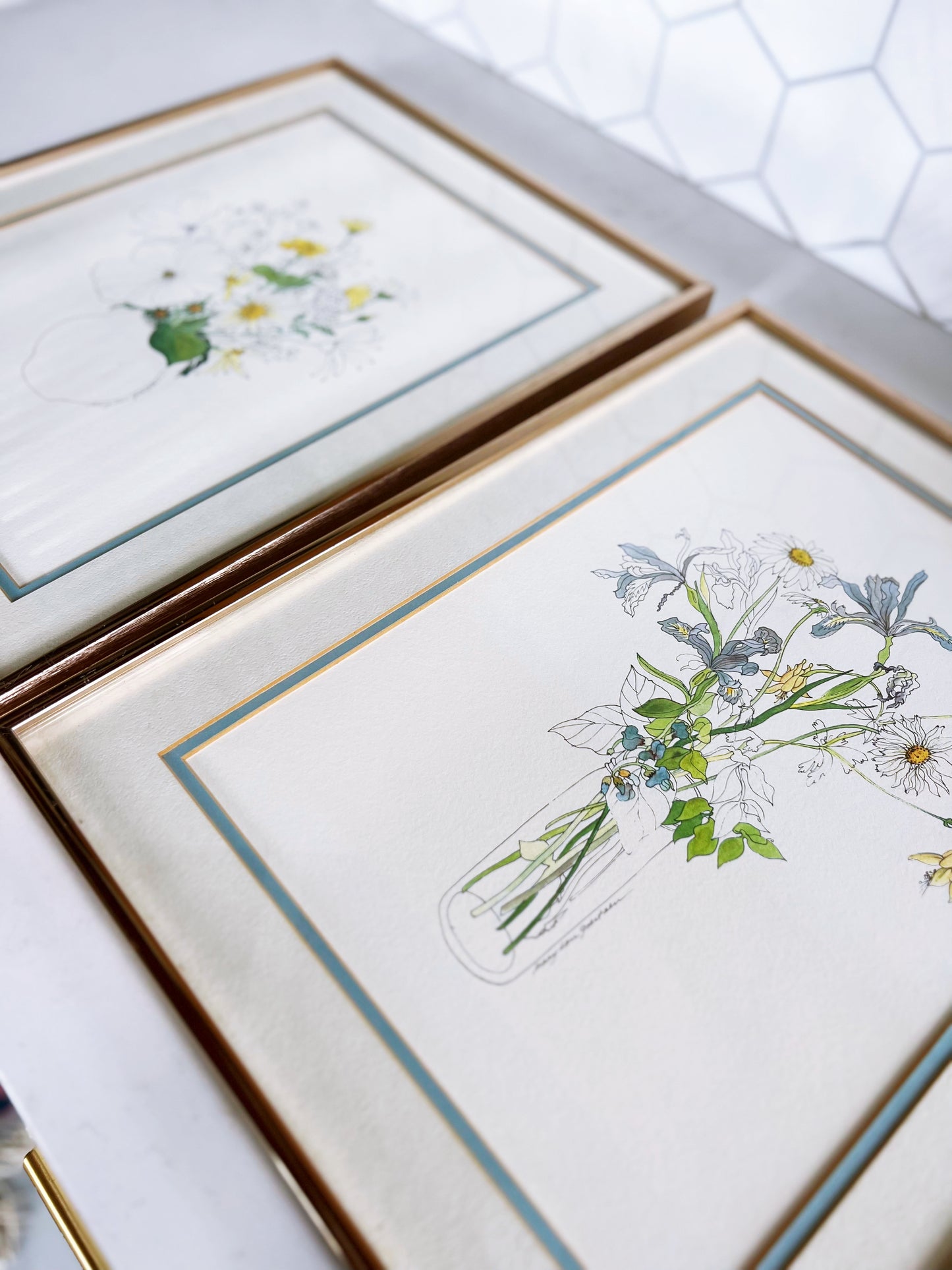 Peaceful Flower Lithographs