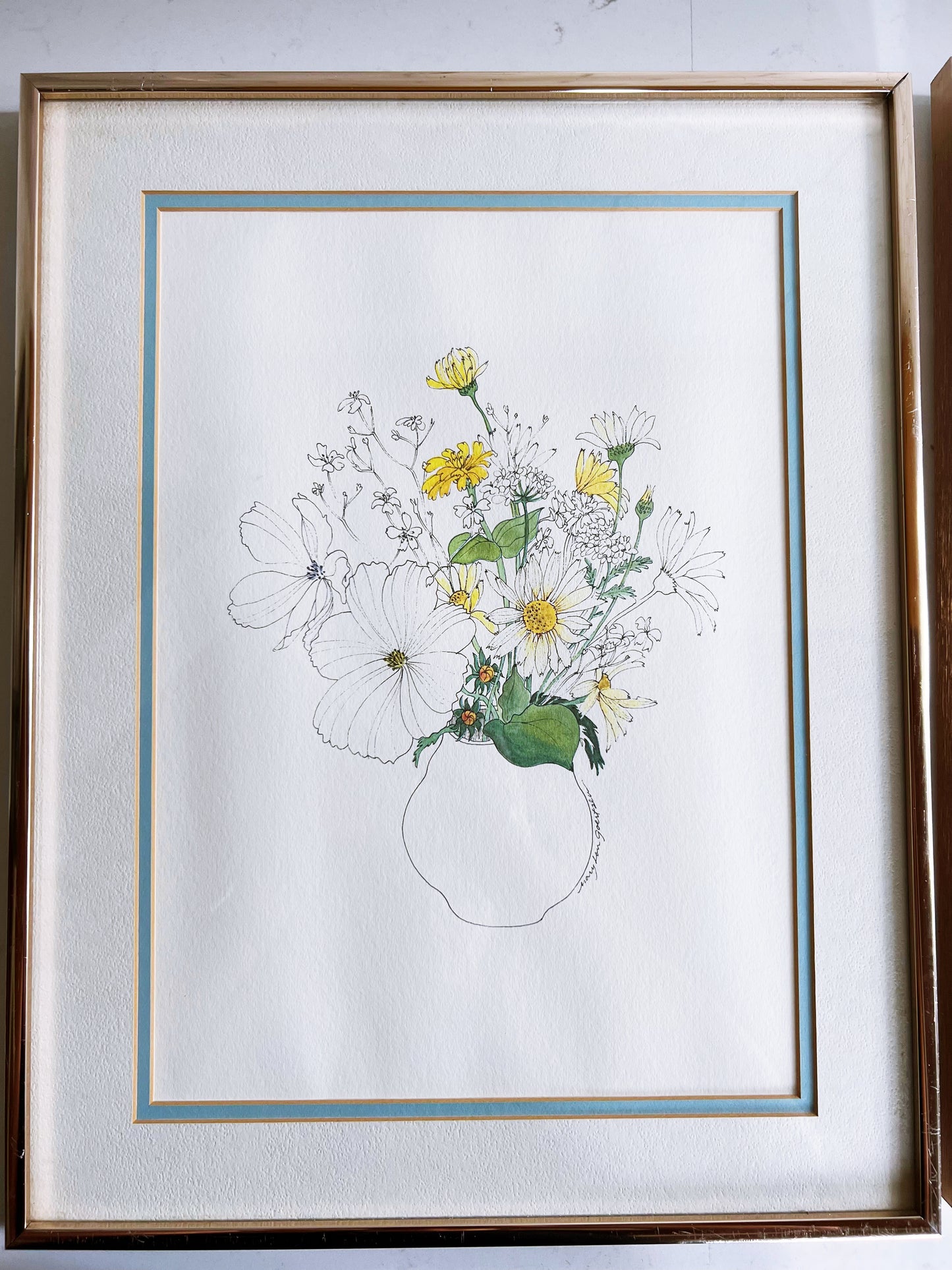 Peaceful Flower Lithographs