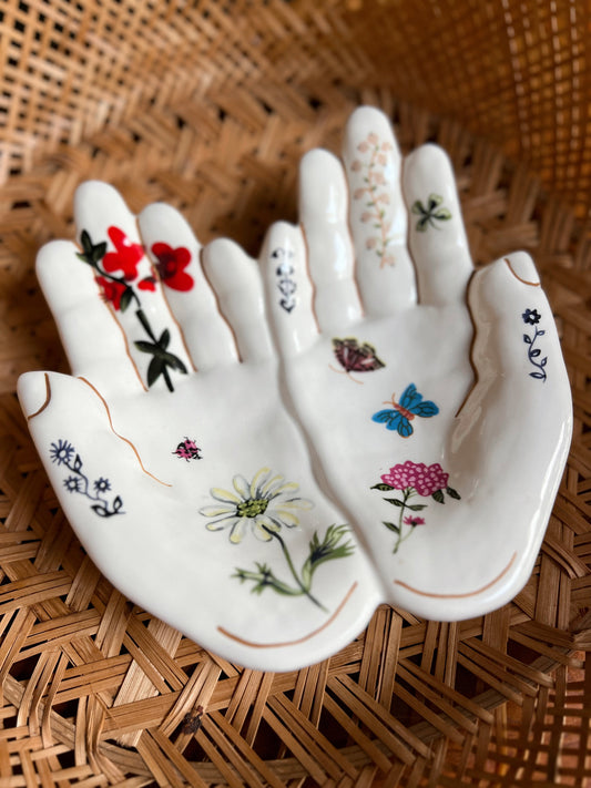 Palm Reader Ceramic Plate