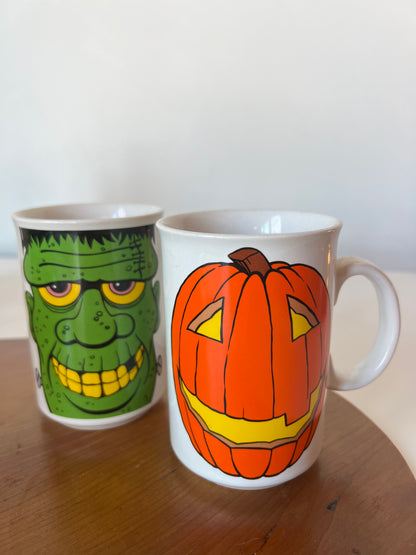 Collectible 80s Halloween Mugs