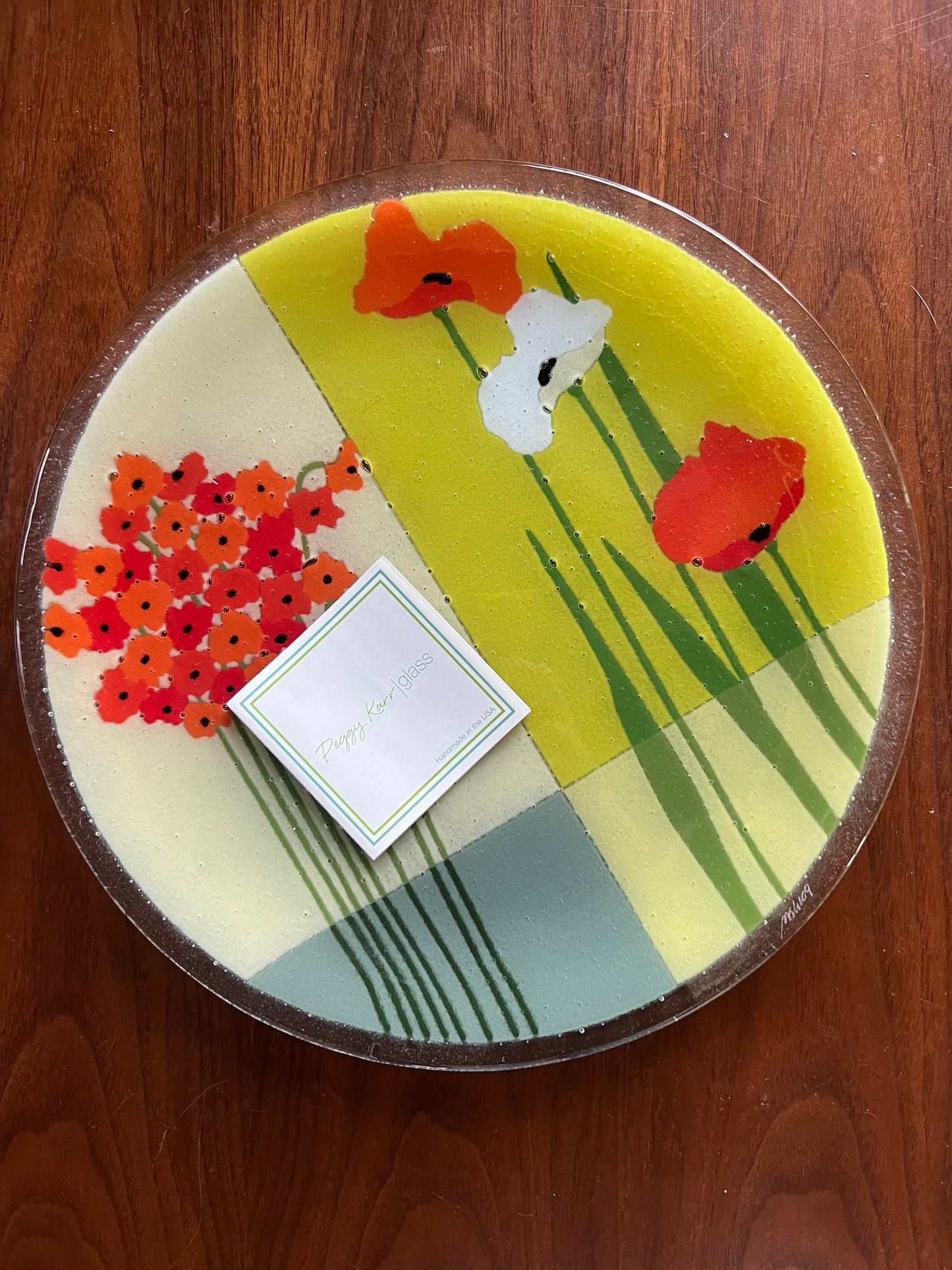 Pretty Poppy Plate