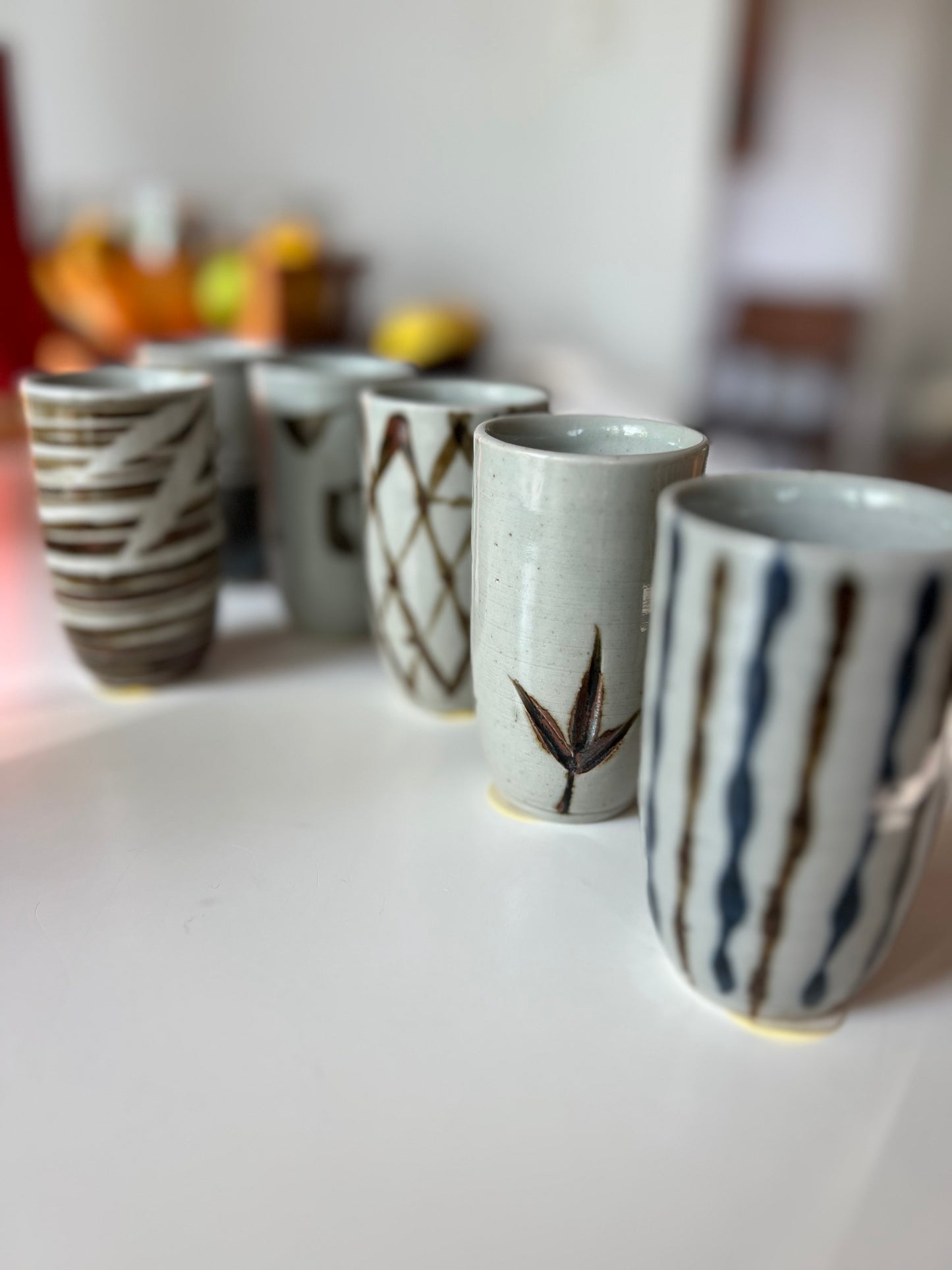 MCM Stoneware Tea or Saki Cups