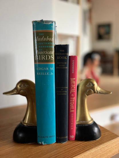 Brass Mallard Bookends