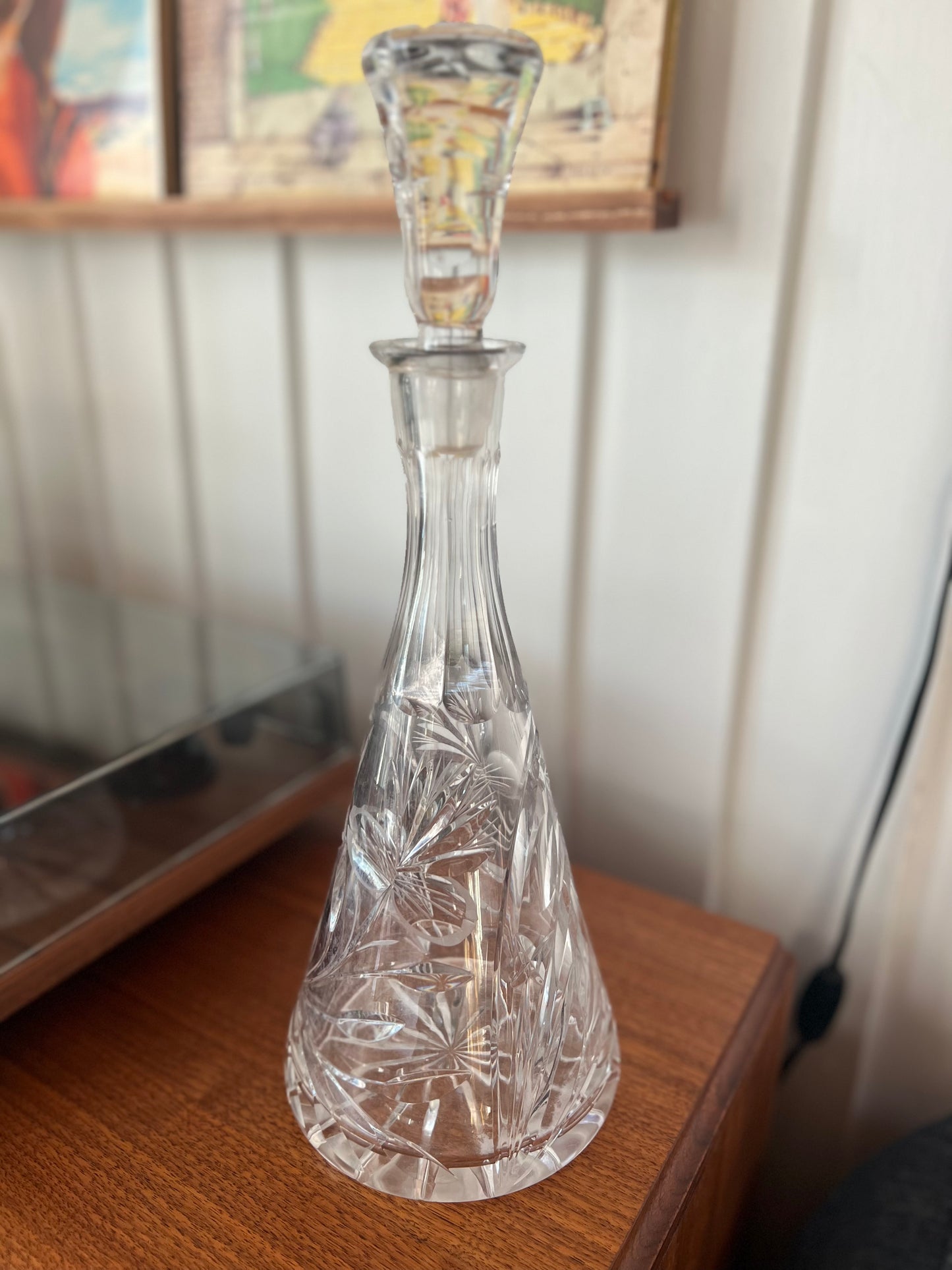 Crystal Bouquet Decanter