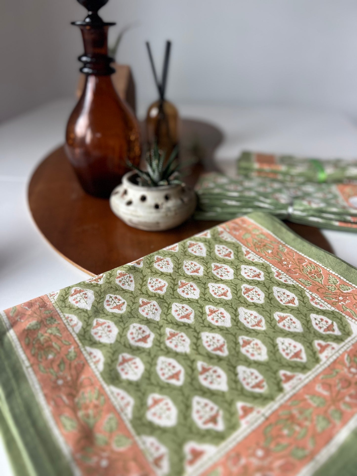 Spring Tones Pomegranate Placemats