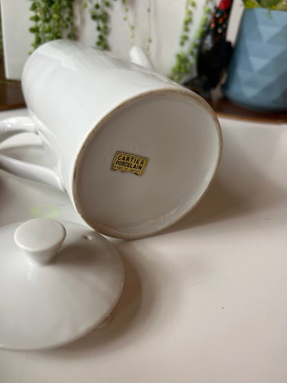 Rare Cartier Porcelain Tea Pot