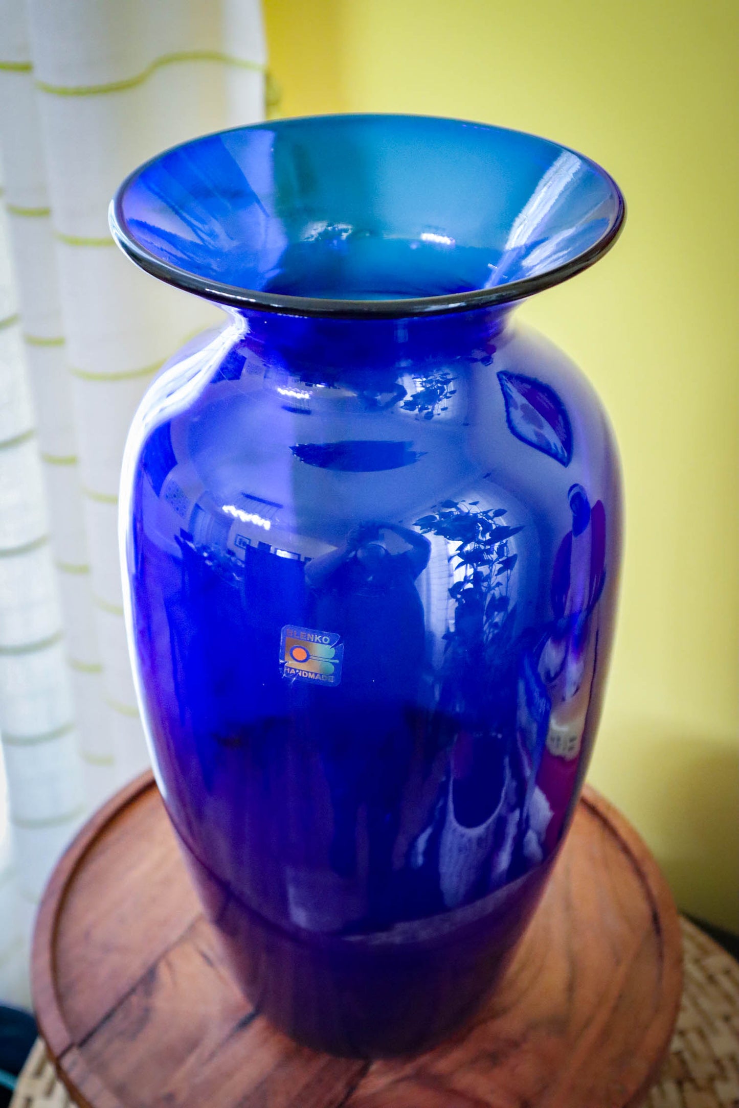 Sapphire Statement Vase