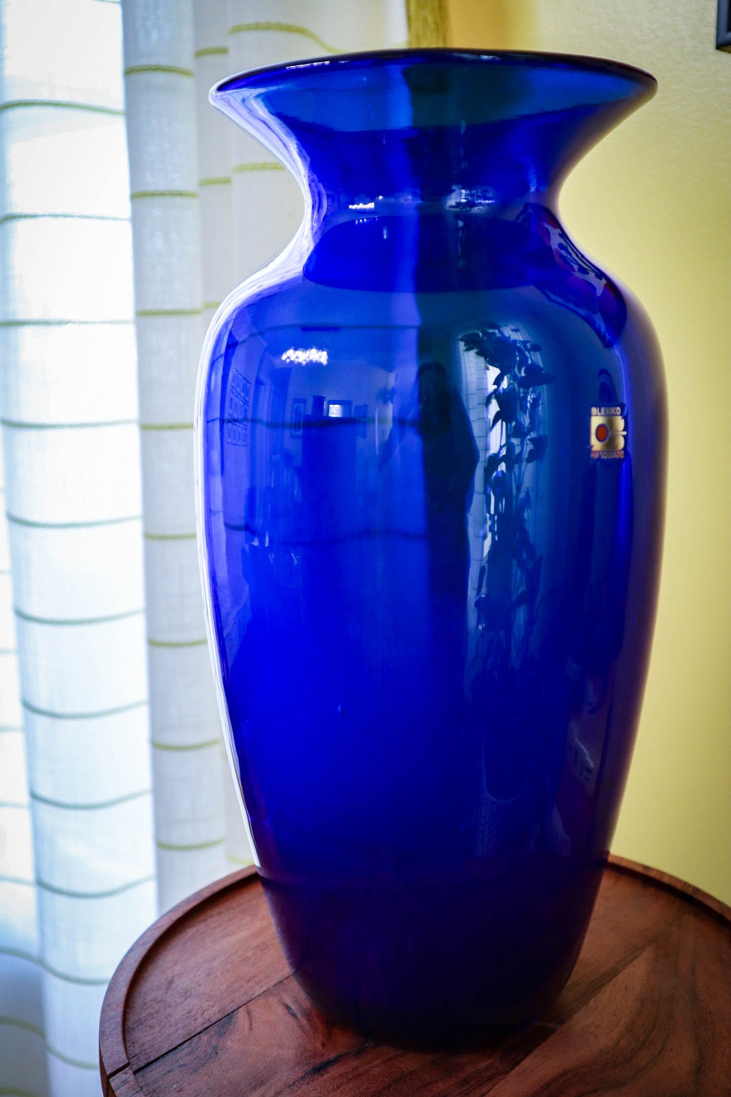 Sapphire Statement Vase