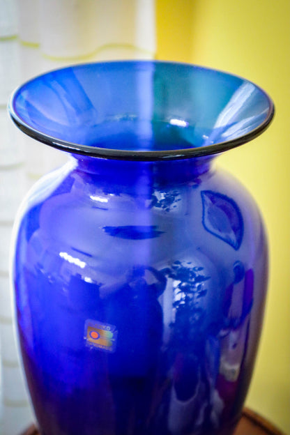 Sapphire Statement Vase