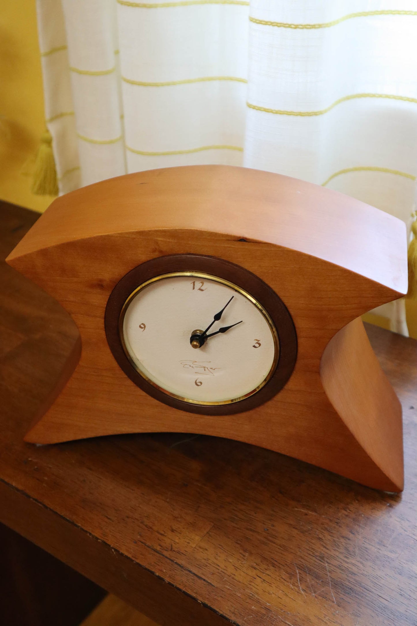 Stroke of Genius Mantel Clock