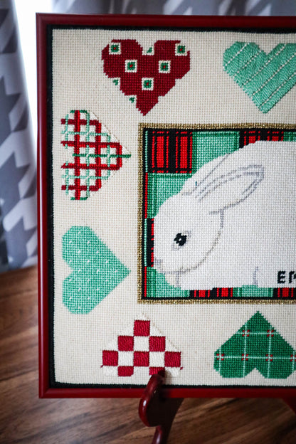 Some Bunny Loves You Needlepoint Art