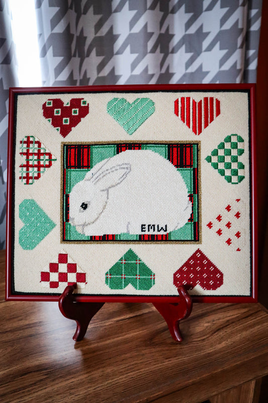 Some Bunny Loves You Needlepoint Art
