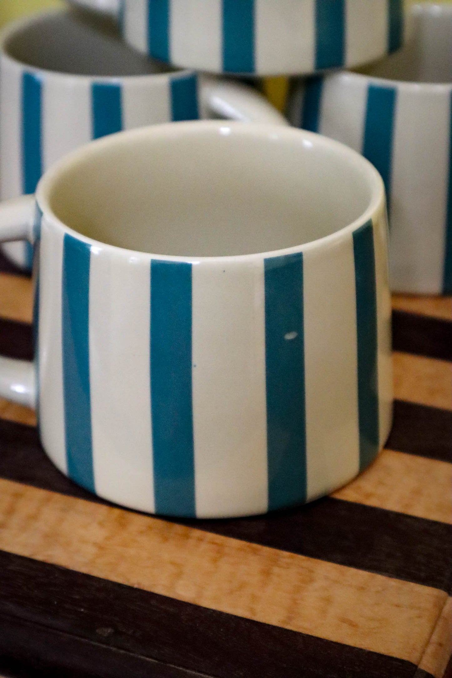 Boho Striped Coffee Mugs