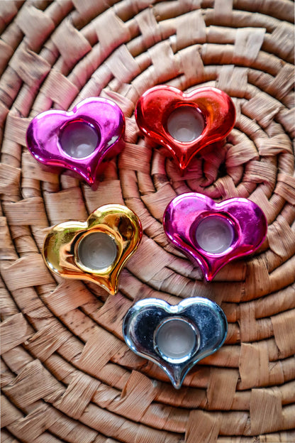 Have a Heart Mini Taper Candle Holders