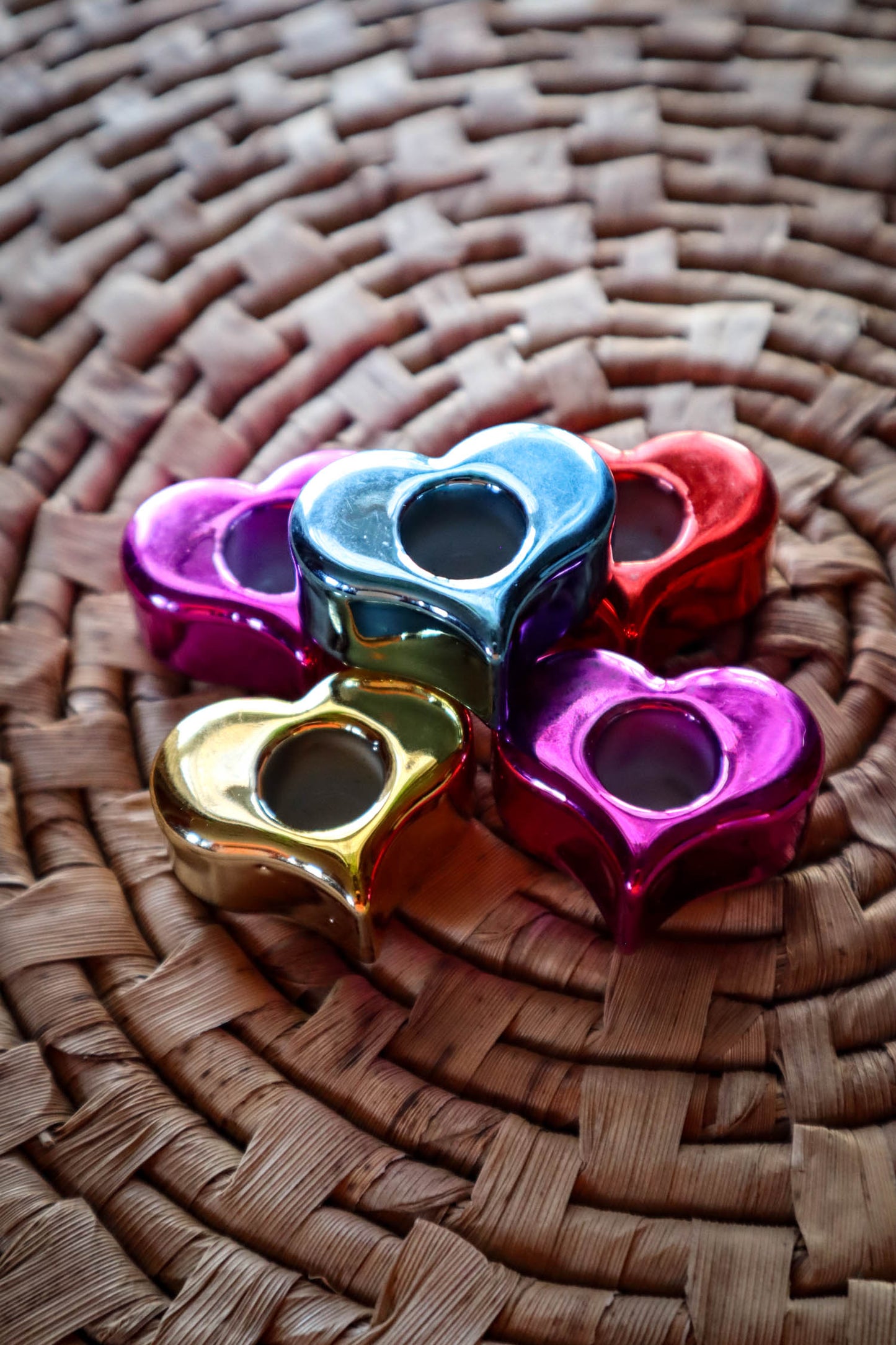 Have a Heart Mini Taper Candle Holders