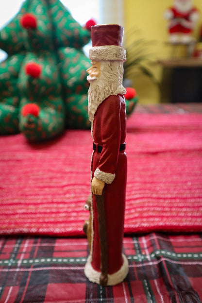 Slim Santa Mini Taper Candle Holder