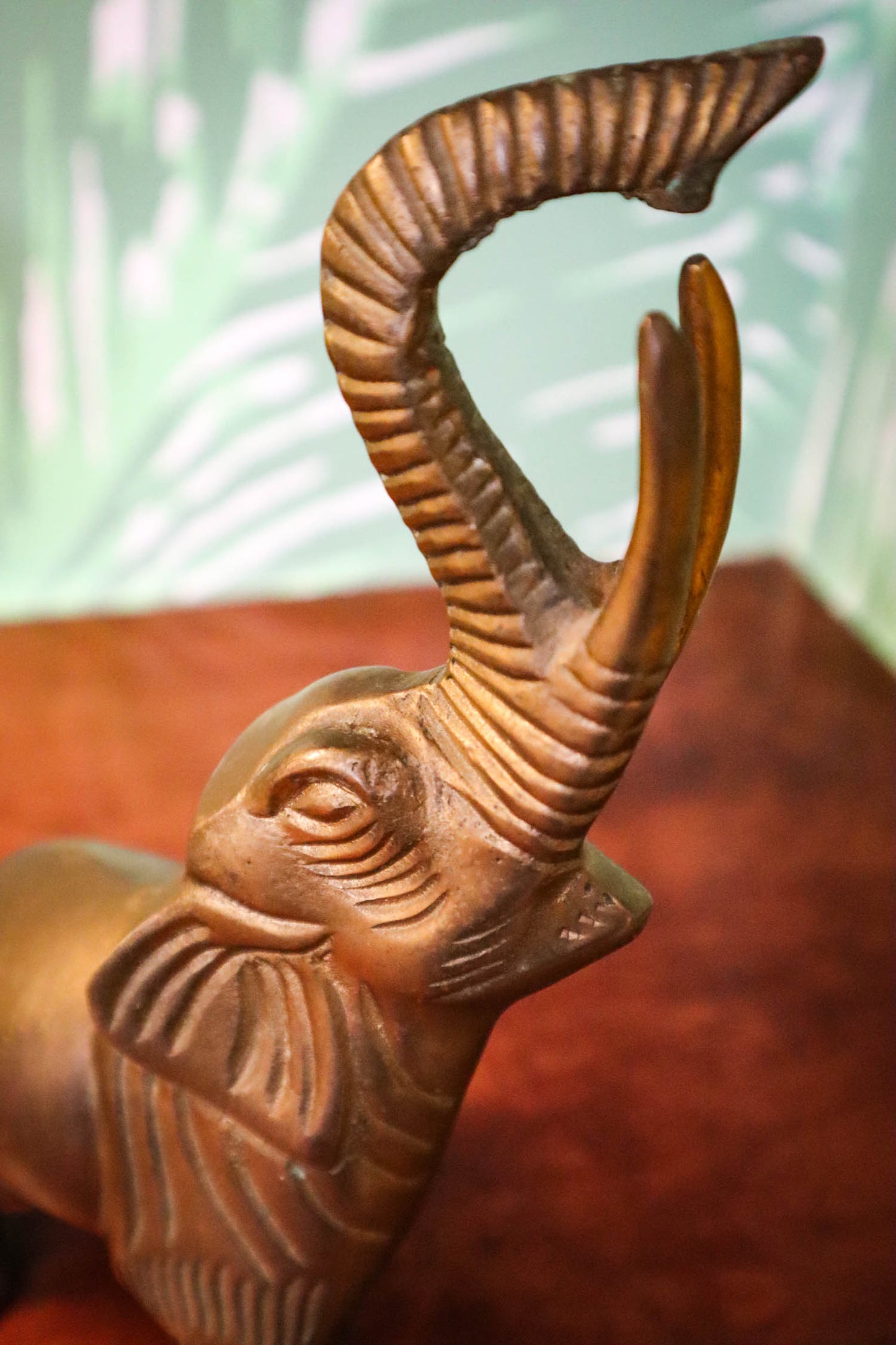 Lucky Elephant Brass Figurine